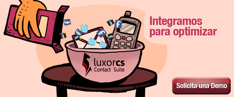 Luxor Contact Suite integra las Redes Sociales